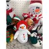 Image 3 : CHRISTMAS PLUSH TOYS AND DECORE SOME BEANIE BABIES