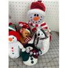 Image 4 : CHRISTMAS PLUSH TOYS AND DECORE SOME BEANIE BABIES