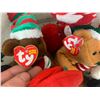 Image 5 : CHRISTMAS PLUSH TOYS AND DECORE SOME BEANIE BABIES