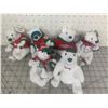 Image 1 : LOT OF COCA-COLA PLUSH POLAR BEAR TOYS