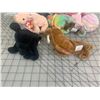 Image 2 : LOT OF TY BEANIE BABY PLUSH TOYS BUFFALO CHAMELEON PIG