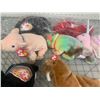 Image 3 : LOT OF TY BEANIE BABY PLUSH TOYS BUFFALO CHAMELEON PIG