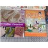 Image 3 : LOT OF CRAFT BOOKS KNITTING CROCHET ETC