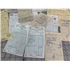 Image 2 : OLD GAS AND OIL RECEIPTS ESSO TEXACO SHELL COOP SASK