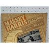 Image 2 : ORIGINAL MASSEY HARRIS PRESS BOARD ADVERTISING SIGN 17 1/4" x 13"