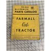 Image 1 : INTERNATIONAL HARVESTER MCCORMICK FARMALL CUB TRACTOR PARTS CATALOG