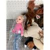 Image 2 : LOT OF TY BEANIE BABY MOOSE SNAKE GIRL ETC