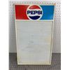 Image 1 : VINTAGE PEPSI LETTER BOARD ADVERTISING SIGN 27 3/4" x 18 3/4"