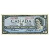 Image 3 : Lot of 5 1954 Cdn $5 Bills