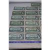 Image 2 : Lot of 25 1954 CDN $1 bills