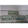 Image 4 : Lot of 25 1954 CDN $1 bills