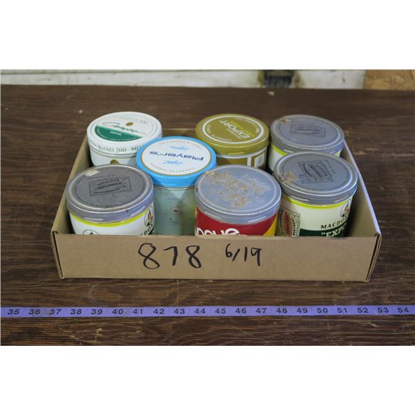 Lot of 7 Tobacco Tins