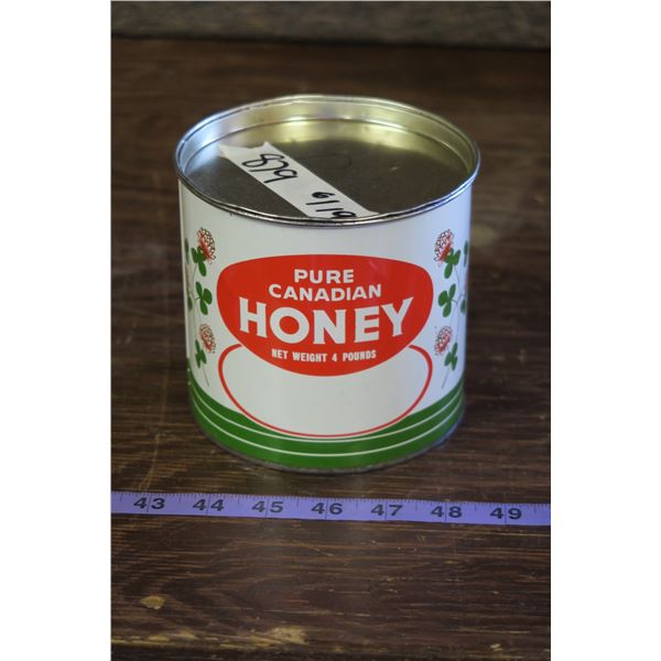 Vintage Pure Canadian Honey Tin