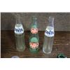 Image 2 : Lot of 9 Vintage Soda Bottles