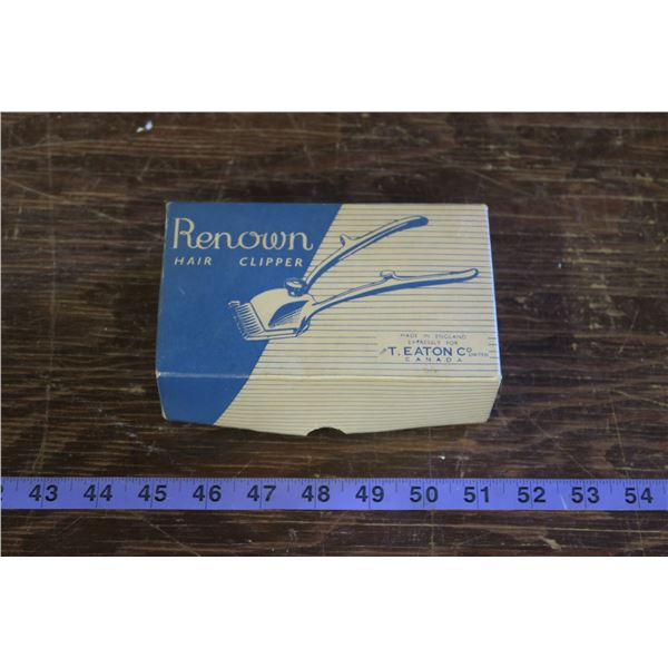 Vintage Renown Hair Clipper w/ Original Box