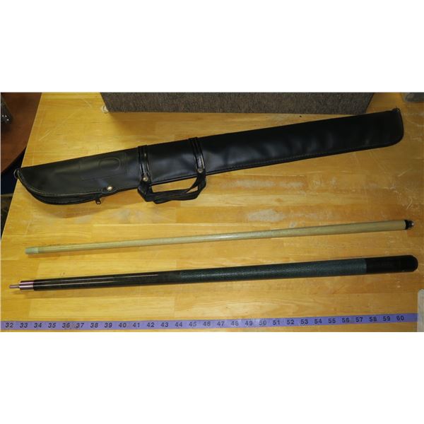 Viking Cue, with soft case Like new, beautiful finish Made in USA