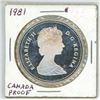 Image 1 : Royal Canadian Mint 1981 silver dollar