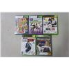 Image 1 : Video Games X3 - XBOX Kinect Games X2 and XBOX Hockey Game plus 2 Empty Cases and Instructions