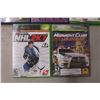 Image 2 : Video Games X3 - XBOX Kinect Games X2 and XBOX Hockey Game plus 2 Empty Cases and Instructions