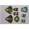 Image 1 : 8 patches, some police
