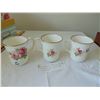 Image 1 : 1015 LOT OF 3 ROYAL ALBERT AMERICAN BEAUTY COFFEE CUPS