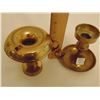 Image 2 : 1023 SOLID BRASS CANDLE HOLDERS