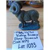 Image 3 : 1033 VINTAGE BIGHORNED RAM FIGURINEPOSSIBLE GREAT NORTHERN RAILROAD