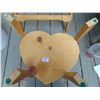 Image 2 : 1042 WOODEN 2 HEART SHAPED SHELVES FLOWER STAND