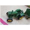 Image 2 : John Deere Metal Tractor 7' and Trailer 8" Toys
