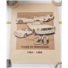Image 1 : Roll of 3 Identical Ford 1964-1984 Posters