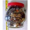 Image 4 : Kraft Jar of Wood, Leather & Vegetables Ivory Buttons
