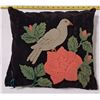 Image 1 : Doukhobor Hand Worked Pillow, Bird & Flowers 14" x15"