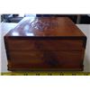 Image 4 : Cedar Box with Assorted Coin & Tokens