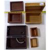 Image 2 : Small Handmade Wood Boxes (4)