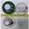 Image 4 : Lot of 4 Demitasses - 1 missing Saucer