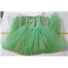 Image 5 : Green Tulle Evening Dress, 1950's with Green Opera Gloves, in Plastic Tub