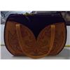 Image 5 : Leather Tooled Handbag, very good condition
