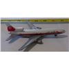 Image 4 : Lintoy Tri-Star L-1011 Air Canada Metal Plane, Folding Landing Wheels 5.5"