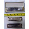 Image 2 : Lot of 3 Harmonicas