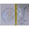 Image 3 : Pinwheel Crystal Vase with Pinwheel Saucer