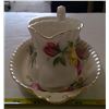 Image 2 : Royal Albert Cream & Sugar on Prairie Rose Tray