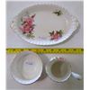 Image 5 : Royal Albert Cream & Sugar on Prairie Rose Tray