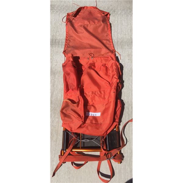 The Jasper, Orange Hiking pack with frame