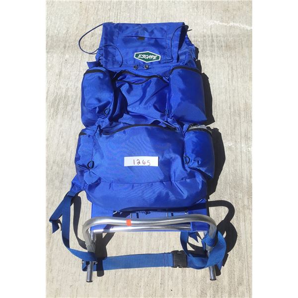 Escape, blue pack with frame