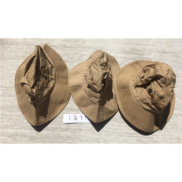 3 British Military Boonie hats