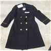 Image 1 : New US Navy womens overcoat, navy color, size 14S