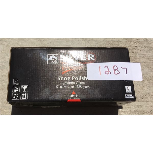 10 Cans, premium shoe polish, black