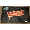 Image 1 : Saskatchewan Roughriders/Pilsner FLAG – 59”X36” – 2016 Farewell Season