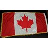 Image 10 : Fully Stitched with Bullion Fringe Canada/Canadian FLAG 75”X36”