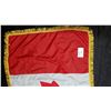 Image 8 : Fully Stitched with Bullion Fringe Canada/Canadian FLAG 75”X36”